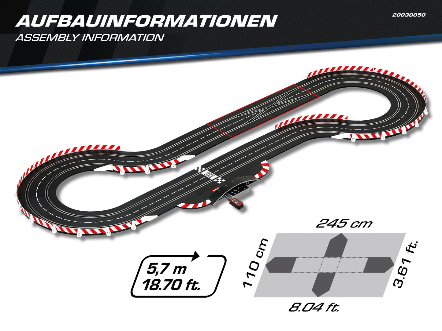Carrera Digital 132 | Grid Master | Ferrari vs. Mercedes AMG | 30050 | 1/32 Slot Car Racing Set