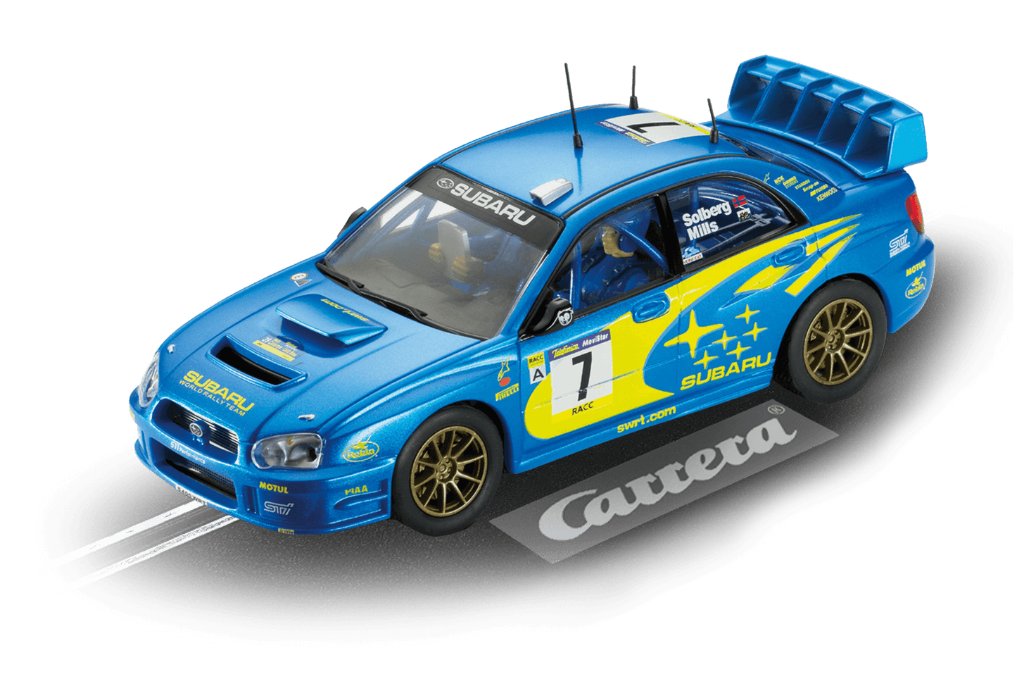 Carrera 132 | Wing - Rear | Subaru Impreza S9 WRC 2003 | 1/32 Slot Car Parts
