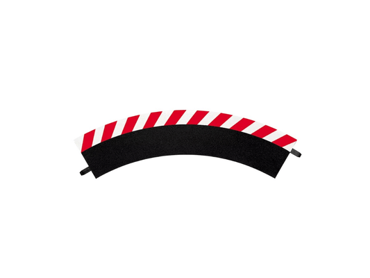 Carrera 124 & 132 | Outside Shoulder for Curve 1/60° x3 Pack | Includes End Pieces x2 | 20561