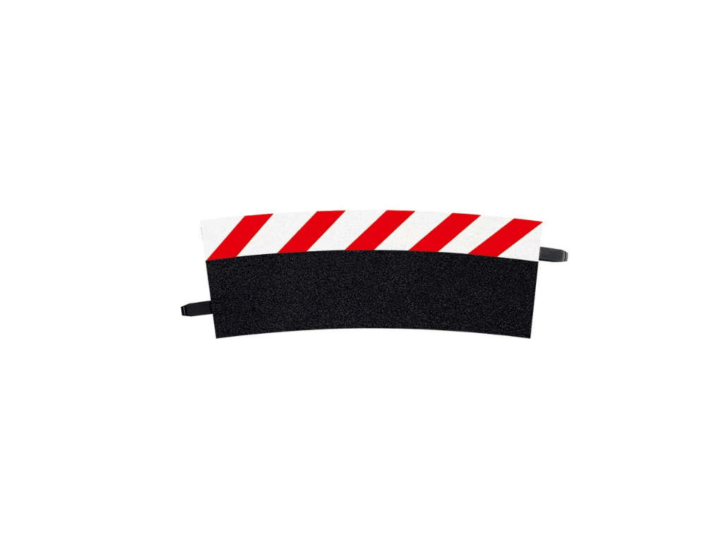 Carrera 124 & 132 | Outside Shoulder for Curve 4/15° x12 Pack | Includes End Pieces x2 | 20568