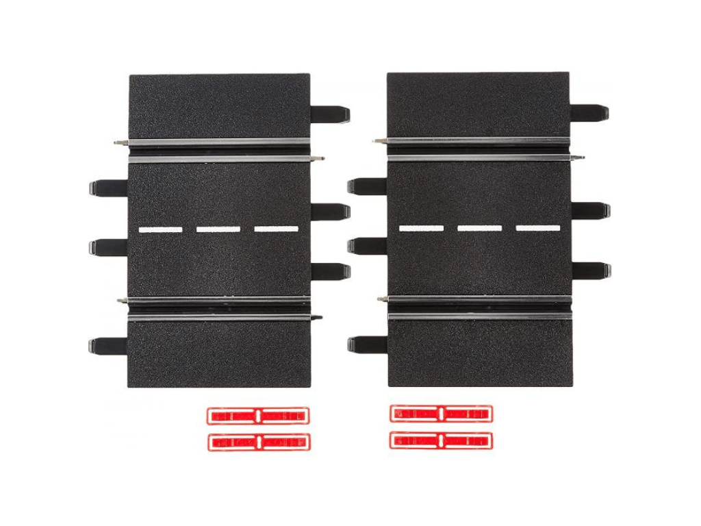 Carrera 124 & 132 | Straight Track - 1/3 Length | 4.53” / 115mm | x2 Pack | 20611