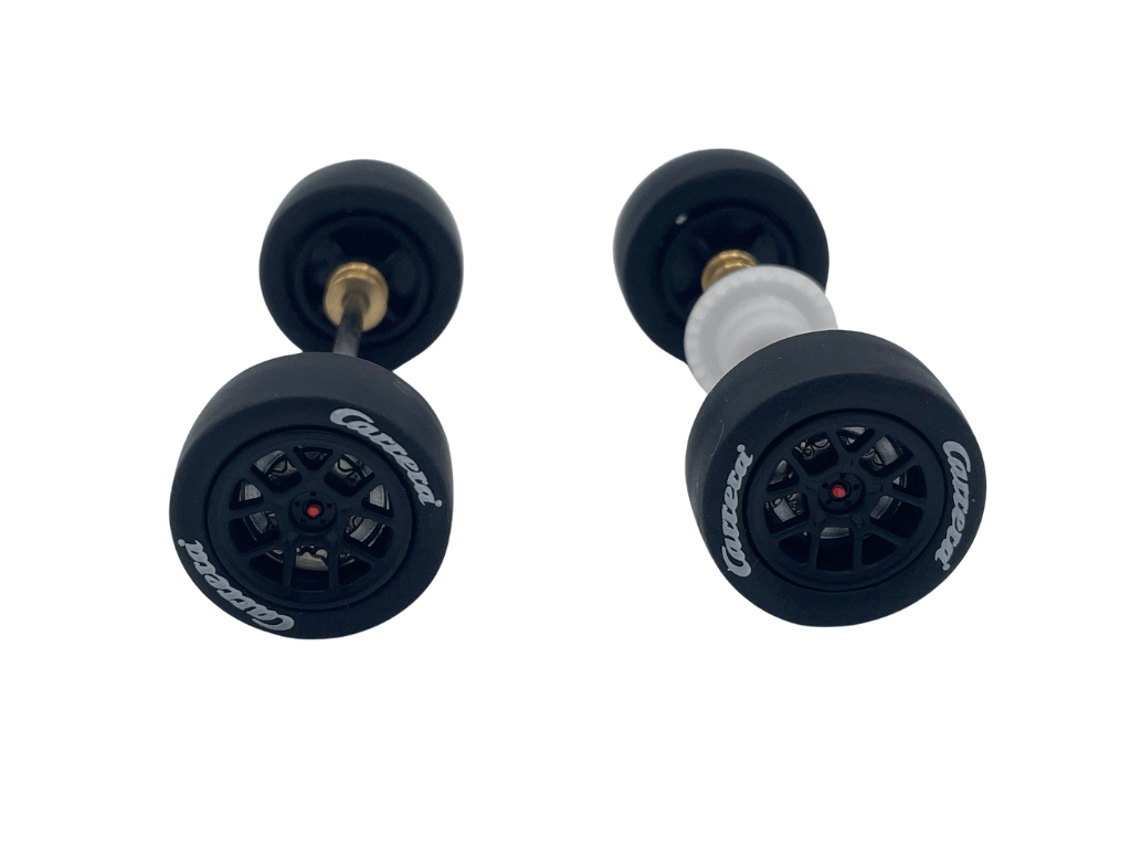 Carrera 132 | Axle Assembly - Front & Rear | Aston Martin Vantage AMR GT3 / GTE | 99 Bullitt Racing | 32023 / 27784