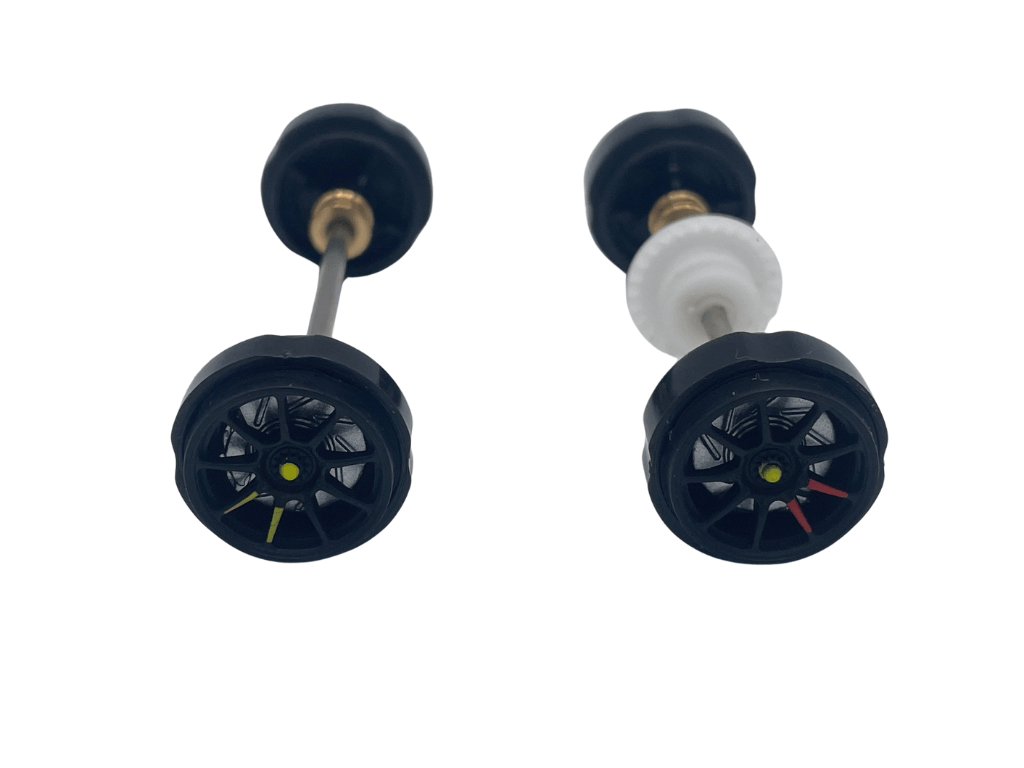 Carrera 132 | Axle Assembly - Front & Rear | Audi R8 LMS GT3 / GT3 Evo II | 7 Abt Sportsline | 31063 / 27732