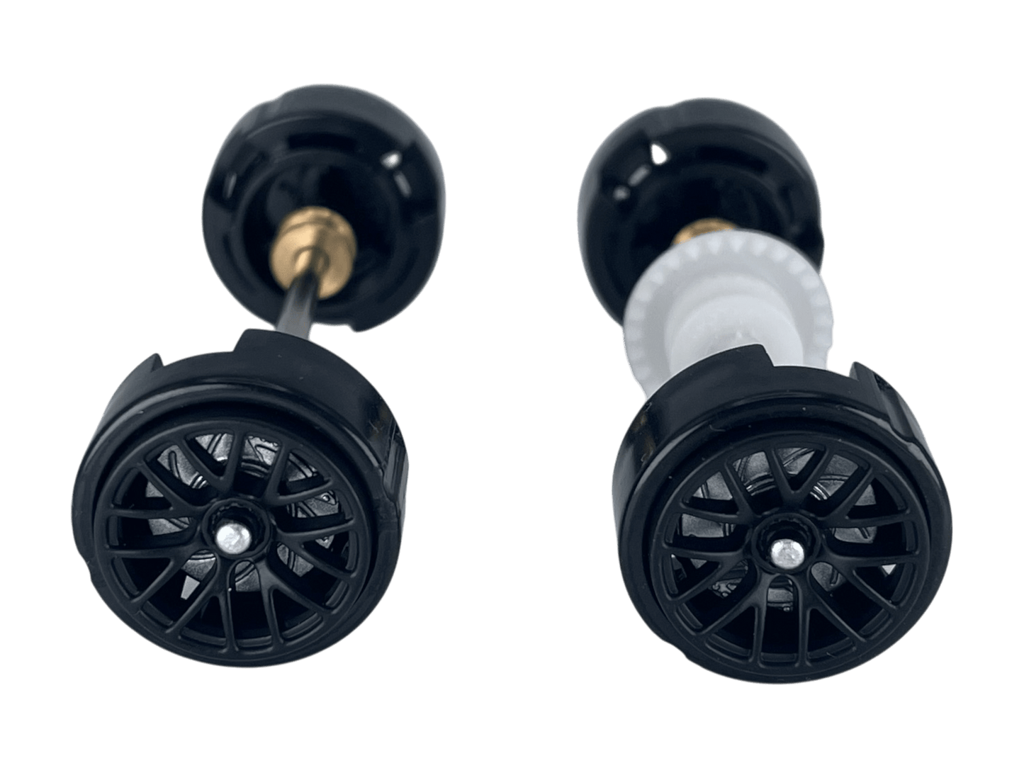 Carrera 132 | Axle Assembly - Front & Rear | Chevrolet Camaro ZL1 Next Gen | 1/32 Slot Car Parts