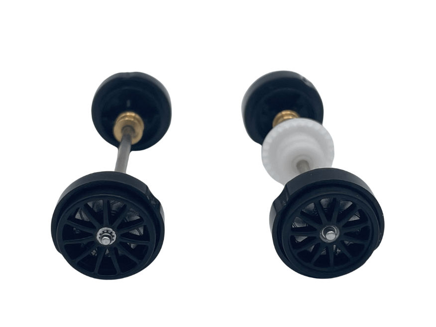 Carrera 132 | Axle Assembly - Front & Rear | McLaren 720S GT3 | Black Wheels