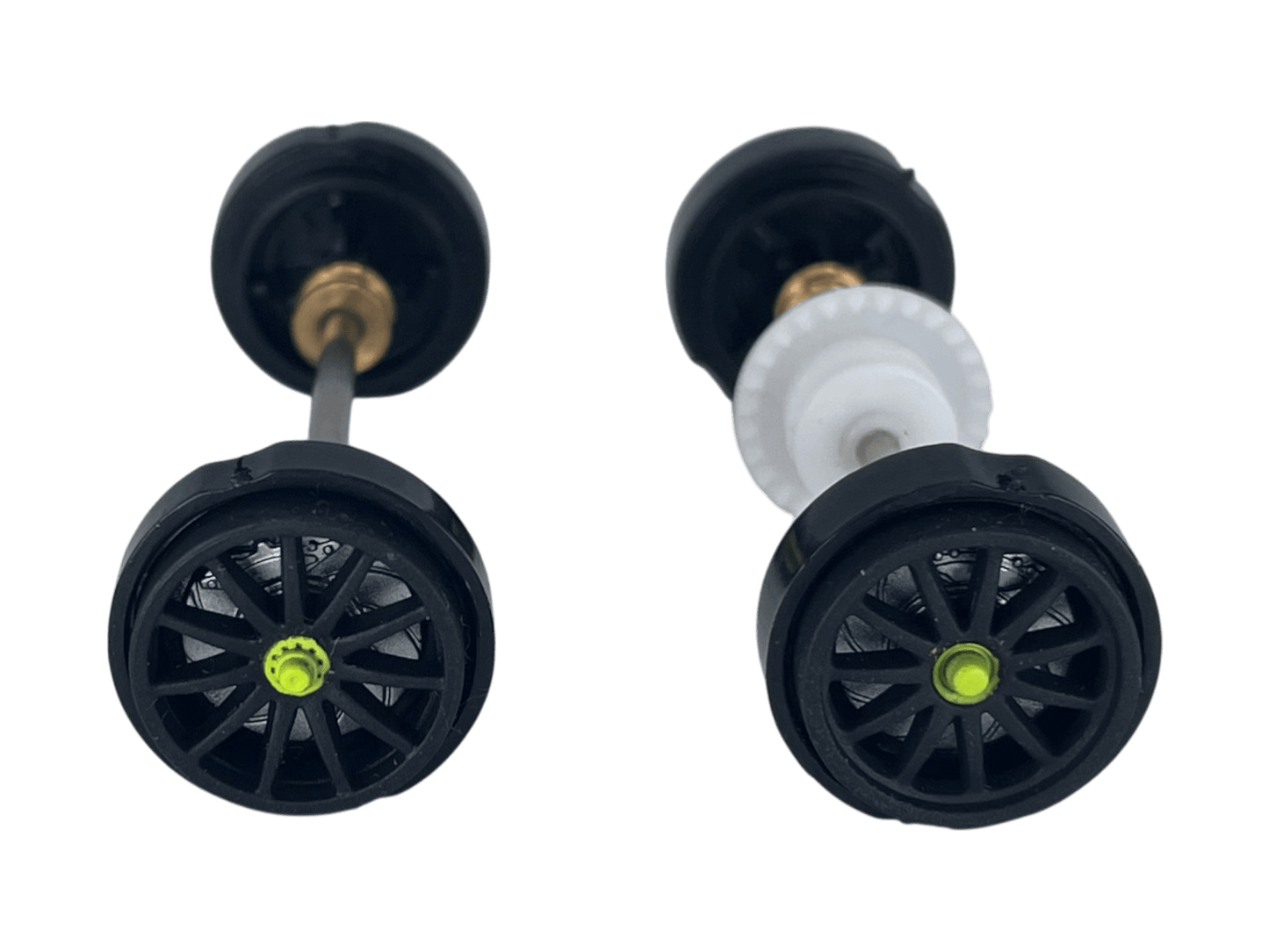 Carrera 132 | Axle Assembly - Front & Rear | McLaren 720S GT3 / GT3 Evo | 1/32 Slot Car Parts