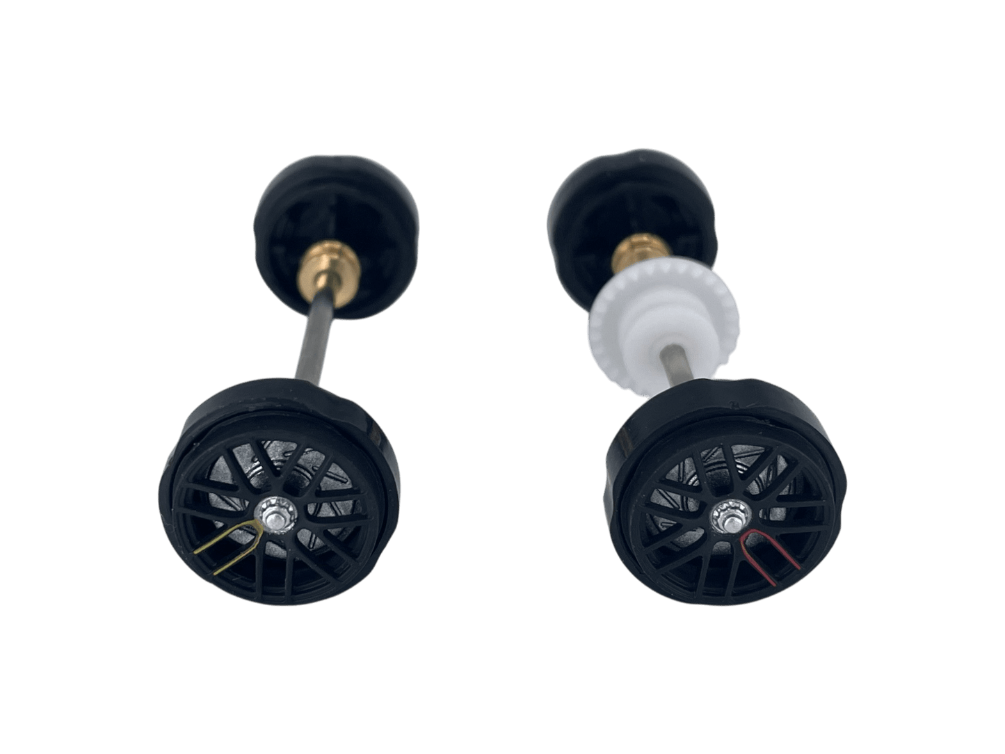 Carrera 132 | Axle Assembly - Front & Rear | Mercedes-AMG GT3 / GT3 Evo | 1/32 Slot Car Parts