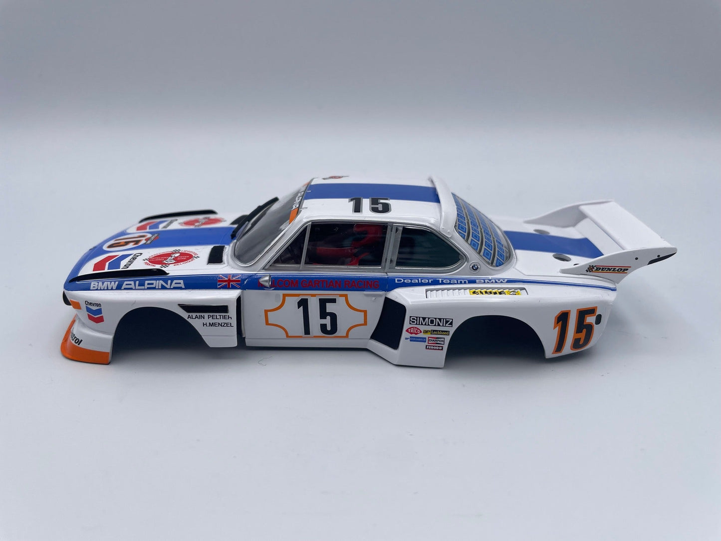Carrera 132 | Body Shell | BMW 3.5 CSL | #15 Malcolm Gartian Racing - Spa 1973 | 27789