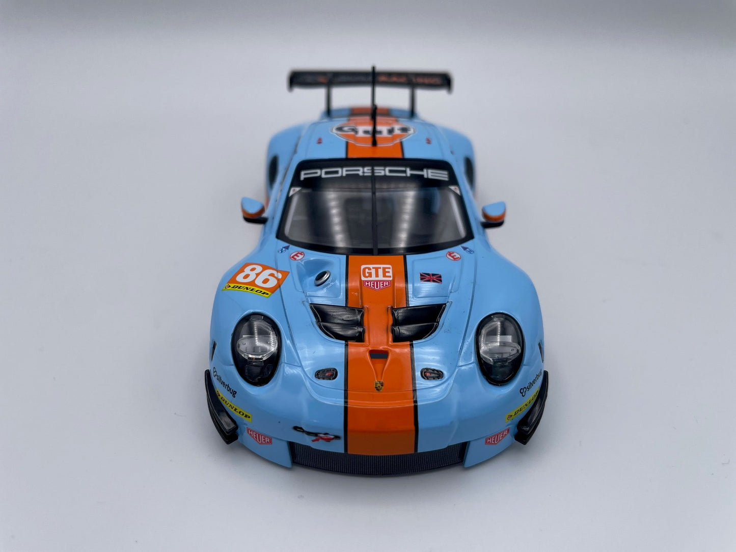 Carrera 132 | Body Shell | Porsche 911 RSR / GT3 Cup | 86 Gulf Racing UK | 32019 / 27780
