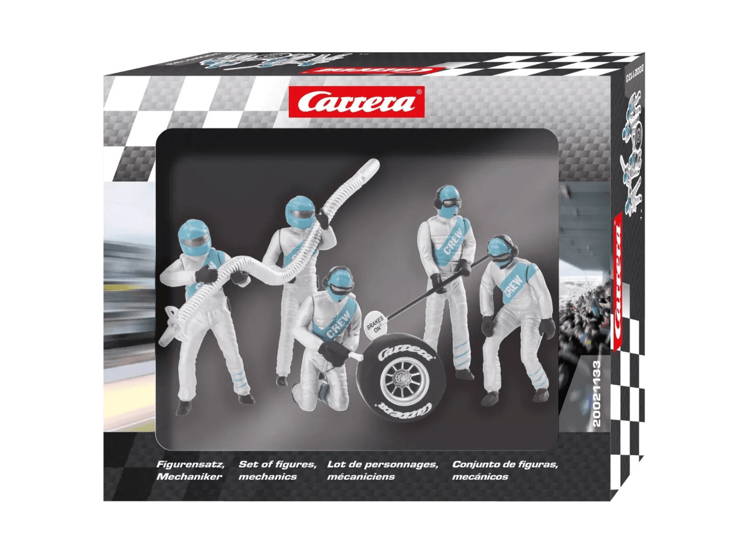 Carrera 132 | Figures - Pit Crew | Silver | x5 Pack | 21133