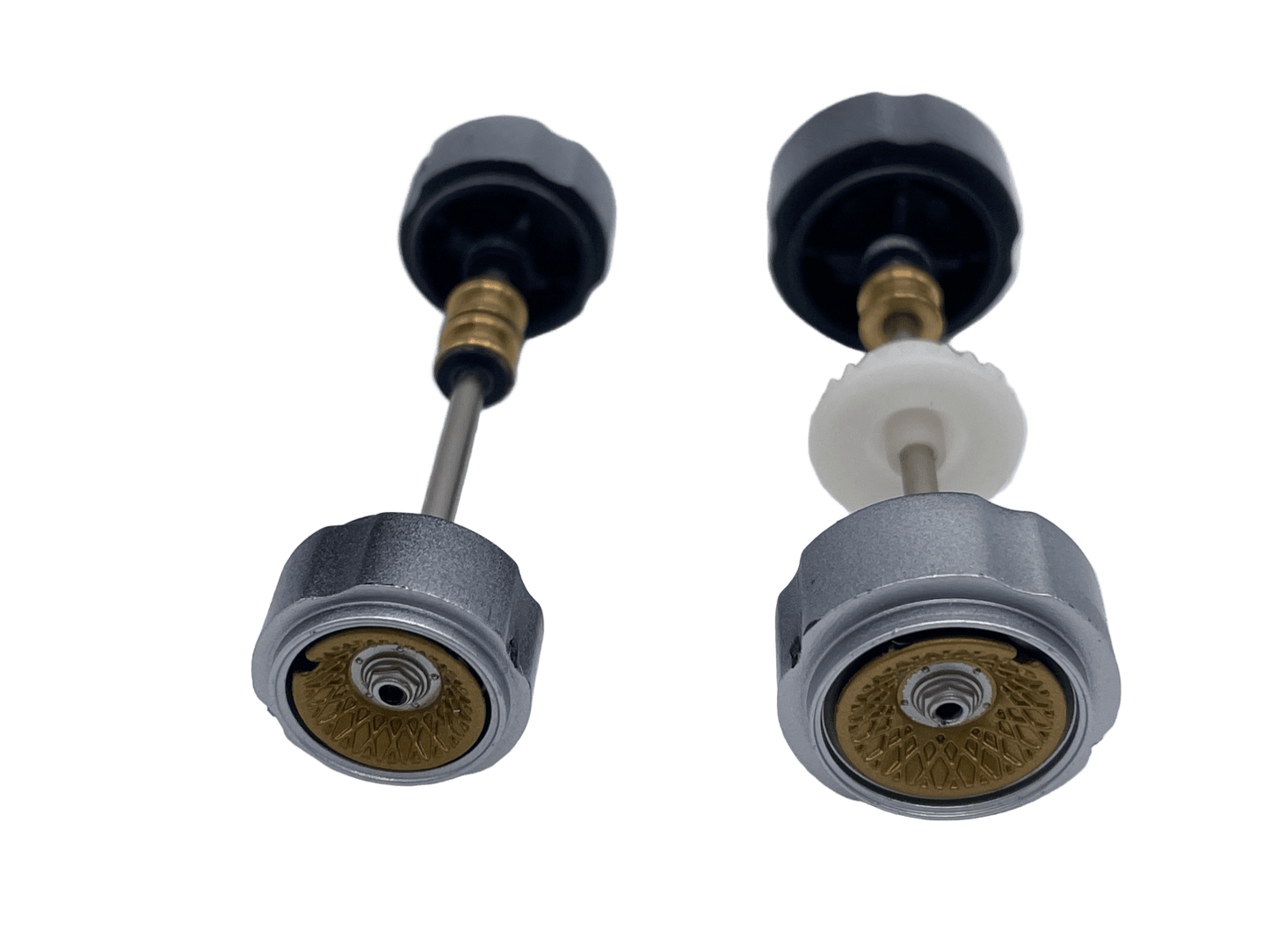 Carrera 132 | Front & Rear Axle Assembly w/ Wheels | BMW 320 Turbo | Gold - Custom Build