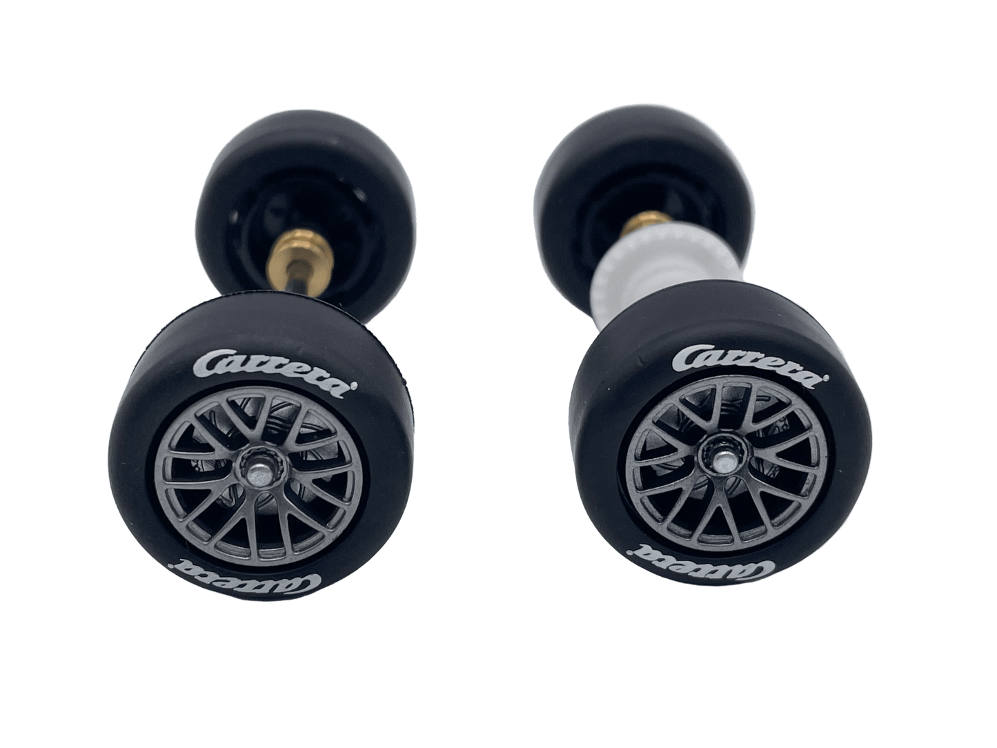 Carrera 132 | Front & Rear Axle Assembly w/ Wheels | Chevrolet Camaro NextGen ZL1 | Grey - Custom Build