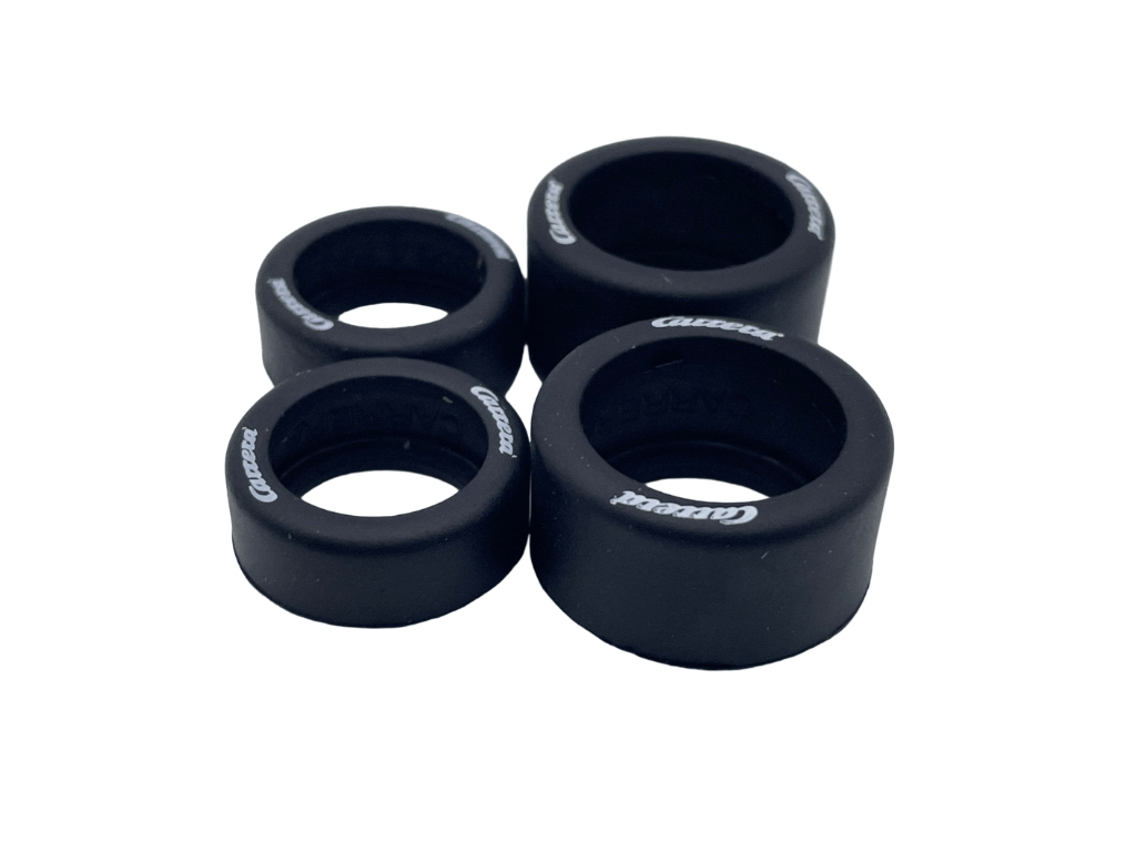 Carrera 132 | Rubber Tires x4 Pack | Lancia Beta Montecarlo Turbo