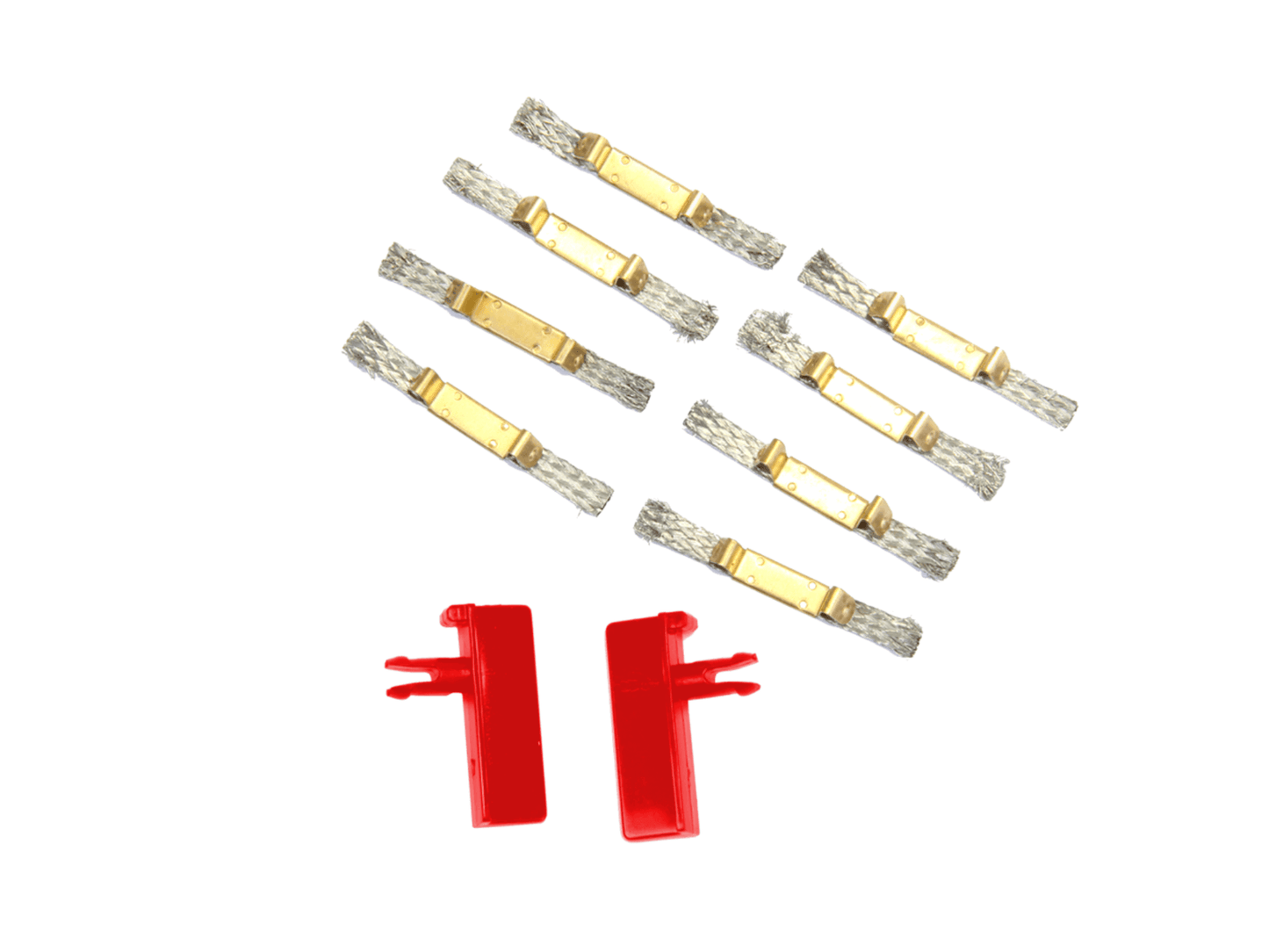 Carrera 132 | Universal Guide Keels w/ Double Contact Brushes | For Scalextric / SCX Track, etc. | x2 / x8 Pack | No Manufacturer Packaging | 85309*