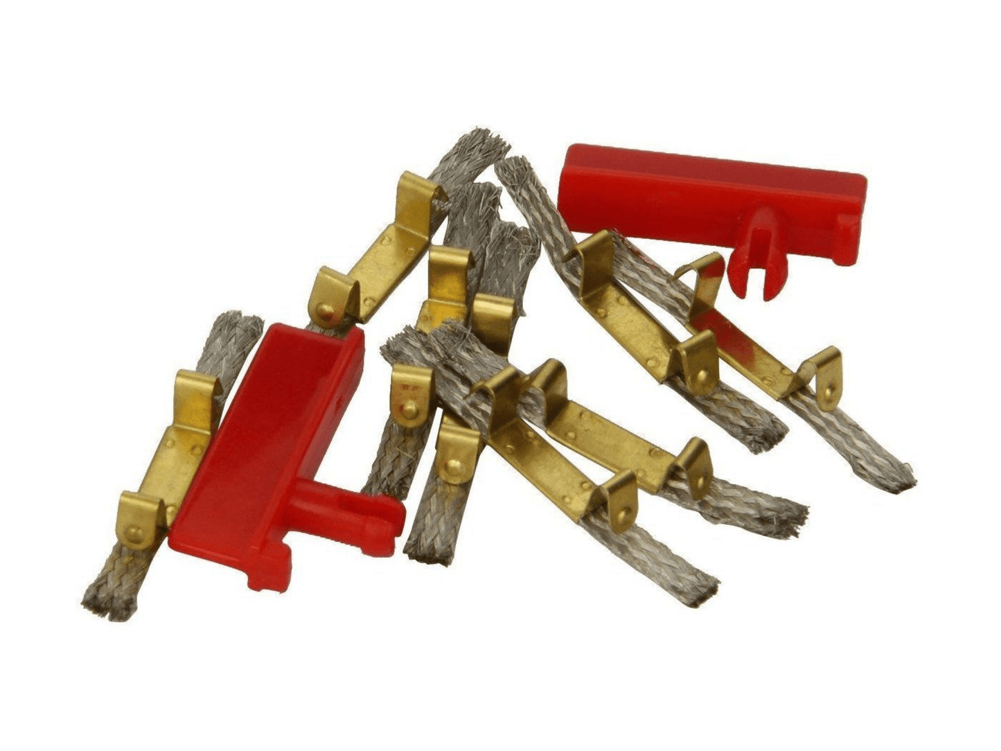 Carrera 132 | Universal Guide Keels w/ Double Contact Brushes | For Scalextric / SCX Track, etc. | x2 / x8 Pack | No Manufacturer Packaging | 85309*