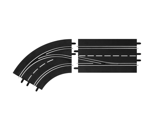 Carrera Digital 124 & 132 | Lane Change Curve - Left | Inside Lane to Outside | 30362