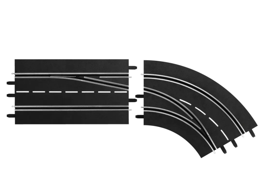 Carrera Digital 124 & 132 | Lane Change Curve - Right | Outside Lane to Inside | 30365