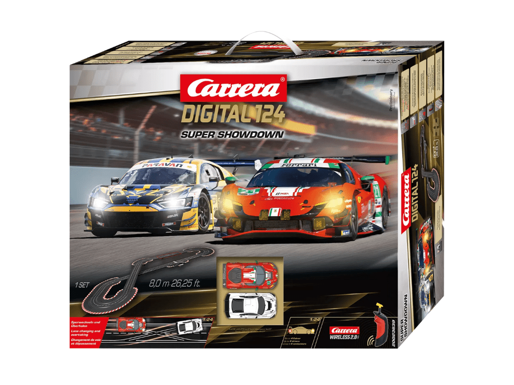 Carrera Digital 124 | Super Showdown - Slot Car Racing Set | Audi vs. Ferrari | 23639