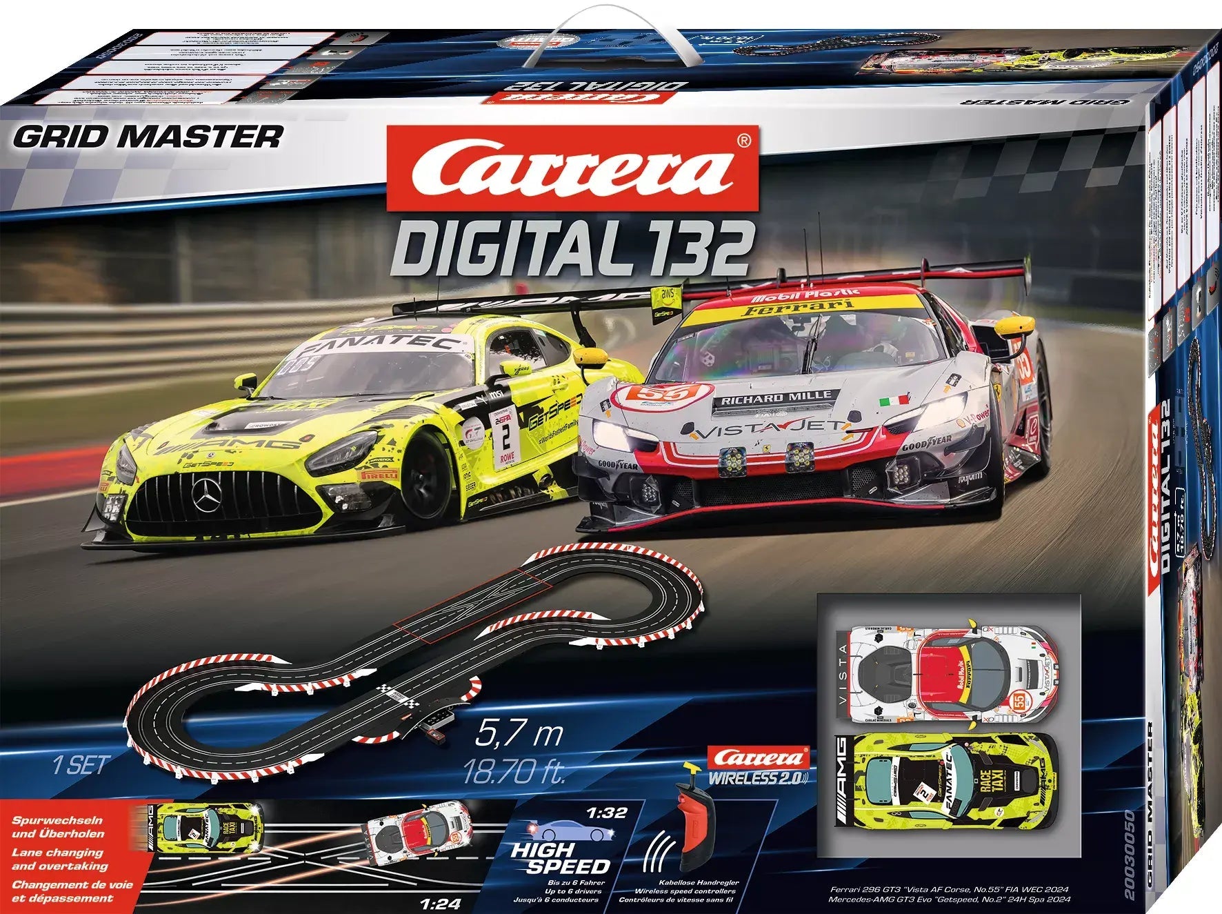 Carrera Digital 132 | Grid Master | Ferrari vs. Mercedes AMG