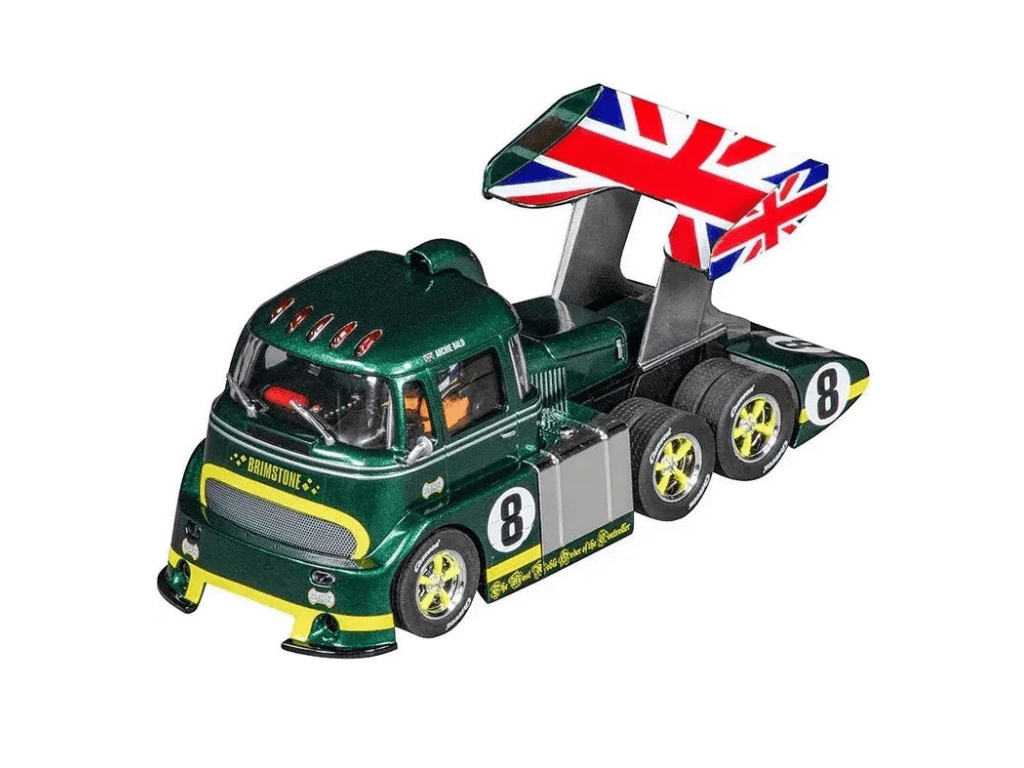 Carrera Digital 132 | Race Truck - Truckster Cabover | #8 British Raging Green | 31093