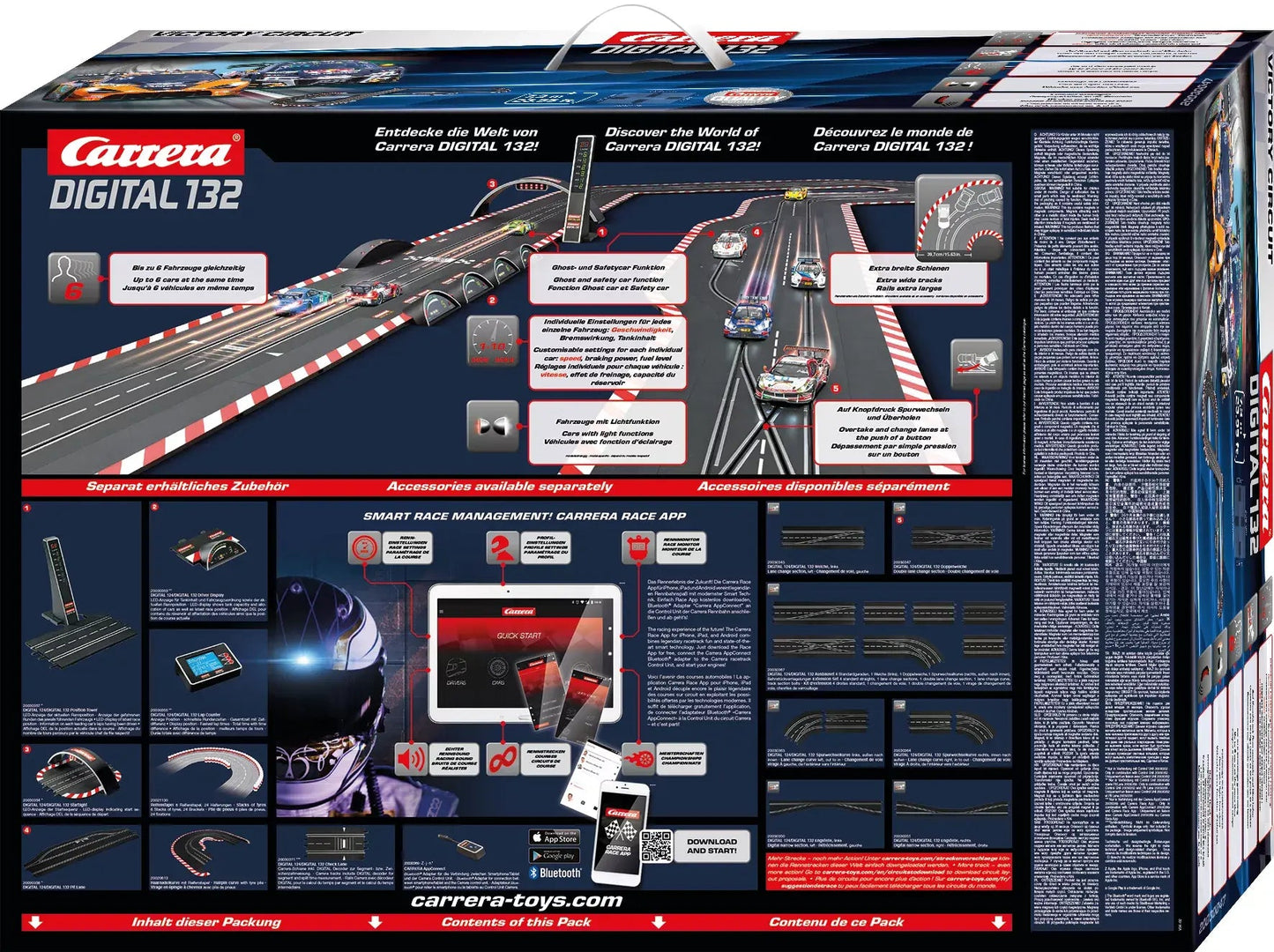 Carrera Digital 132 | Victory Circuit - Slot Car Racing Set | DTM - Audi vs. McLaren | 30047