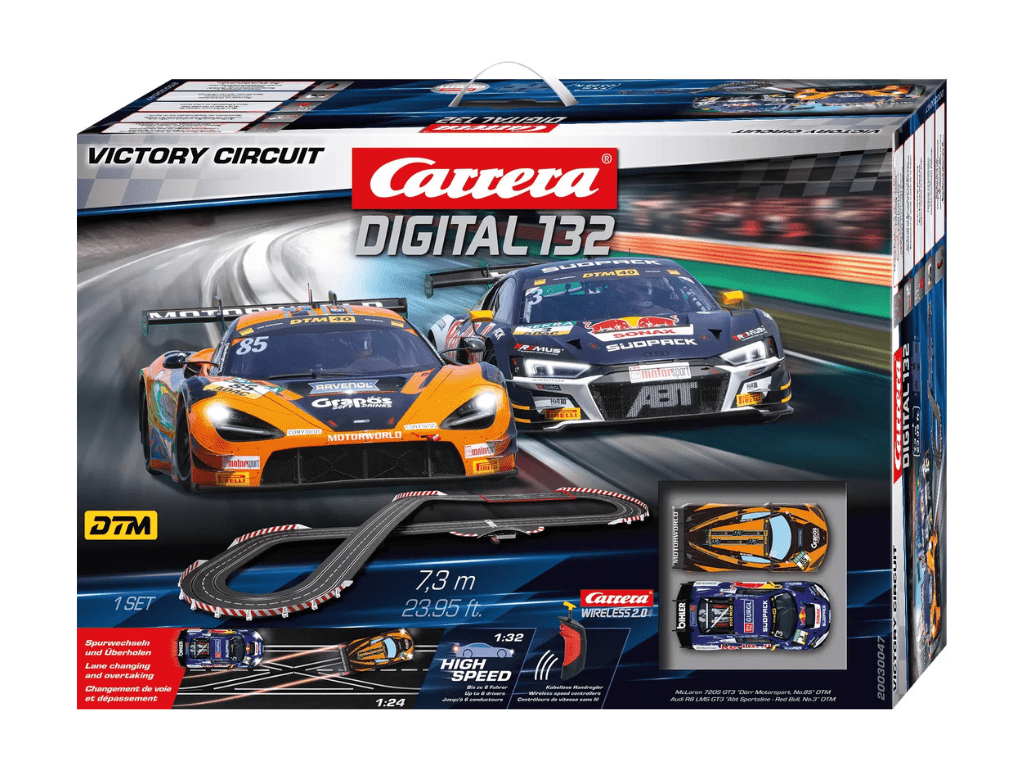 Carrera Digital 132 | Victory Circuit - Slot Car Racing Set | DTM - Audi vs. McLaren | 30047