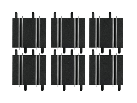 Carrera GO!!! | 1/4 & 1/3 Straights x6 Pack | 61658