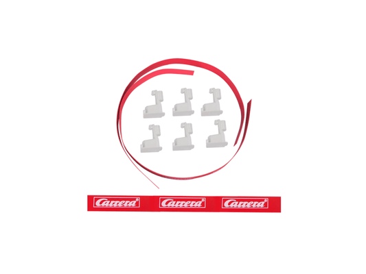 Carrera GO!!! | Guard Rail Set - Red | 88304