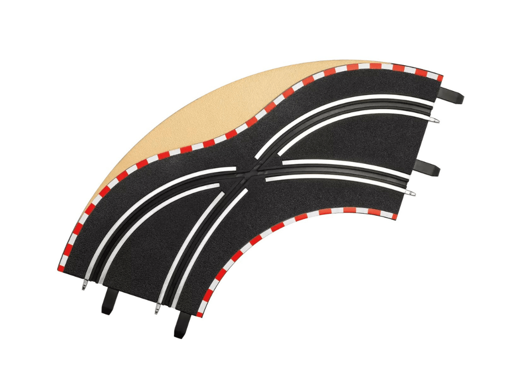 Carrera GO!!! | Lane Change Curve 1/90° x2 Pack | 61655