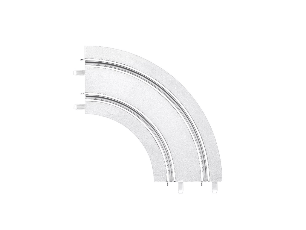 Carrera GO!!! | Snow & Ice Rally Curve 1/90° x2 Pack | 61644