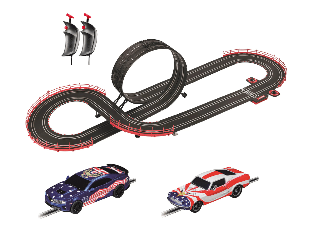 Carrera GO!!! | Street Legends - Slot Car Racing Set | Stars 'n Stripes | 62601