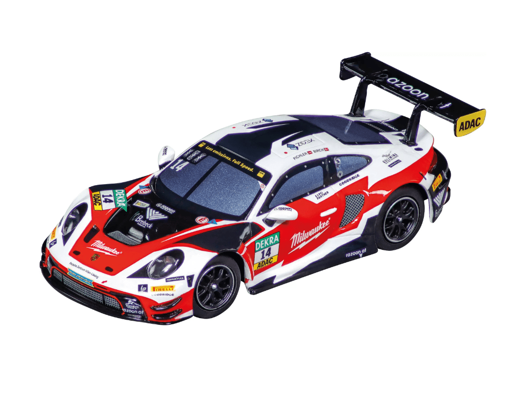 Carrera Hybrid | Porsche 911 GT3 R (992) | #14 Milwaukee Razoon | 51051 | 1/50 Slot Car