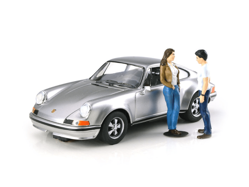 Fly | Porsche 911 S | Silver w/ Figures | Top Gun: Maverick (2022) | E2065