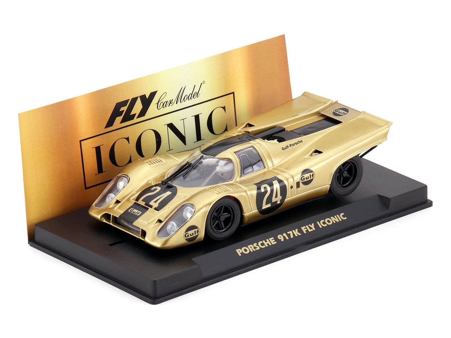 Fly | Porsche 917K | #24 Gulf - Black & Gold | Iconic Series | E2102