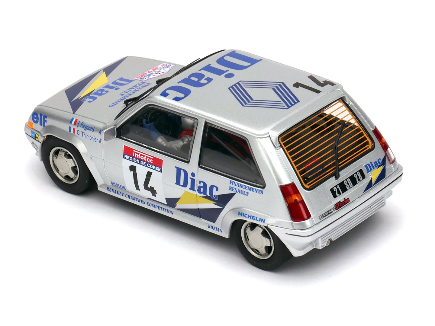 Fly | Renault 5 GT Turbo | #14 Diac - WRC 1990 | PRE - ORDER - A2061