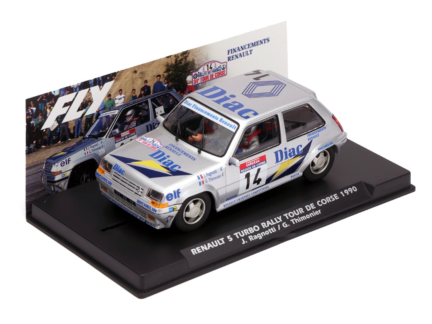 Fly | Renault 5 GT Turbo | #14 Diac - WRC 1990 | PRE - ORDER - A2061
