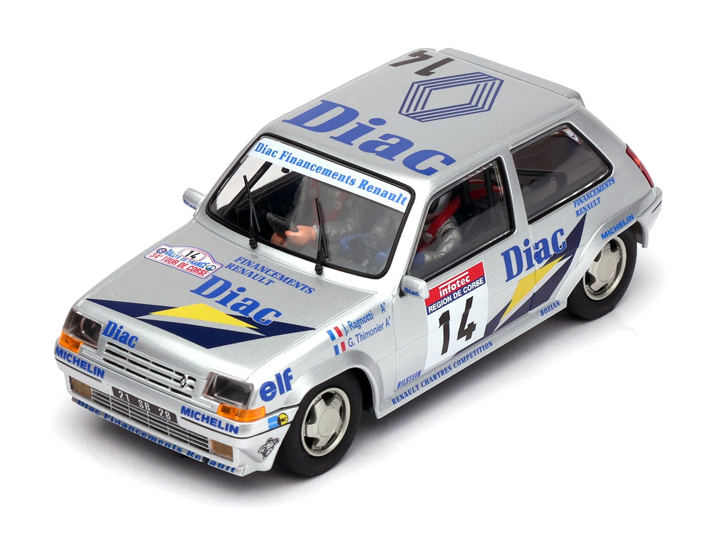Fly | Renault 5 GT Turbo | #14 Diac - WRC 1990 | PRE - ORDER - A2061