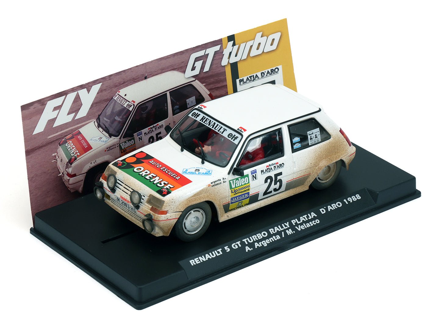 Fly | Renault 5 GT Turbo | #25 Orense - Rally Platja d'Aro 1988 | Race Dirty | A2076AR