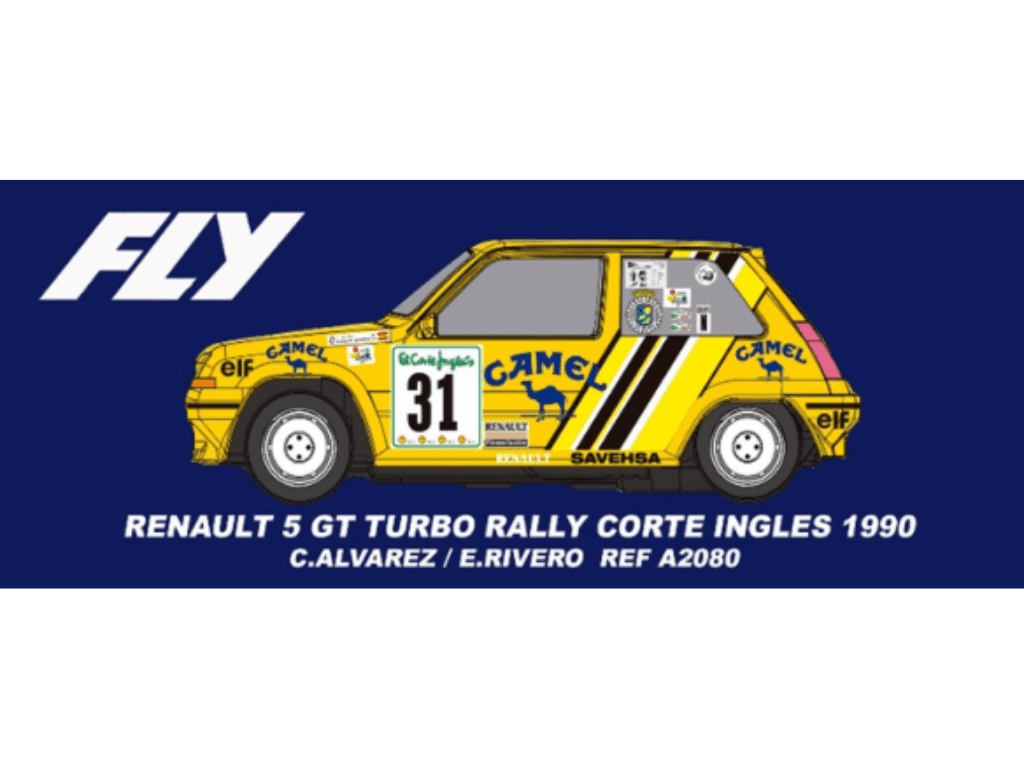 Fly | Renault 5 GT Turbo | #31 Camel - ERC 1990 | PRE - ORDER - A2080