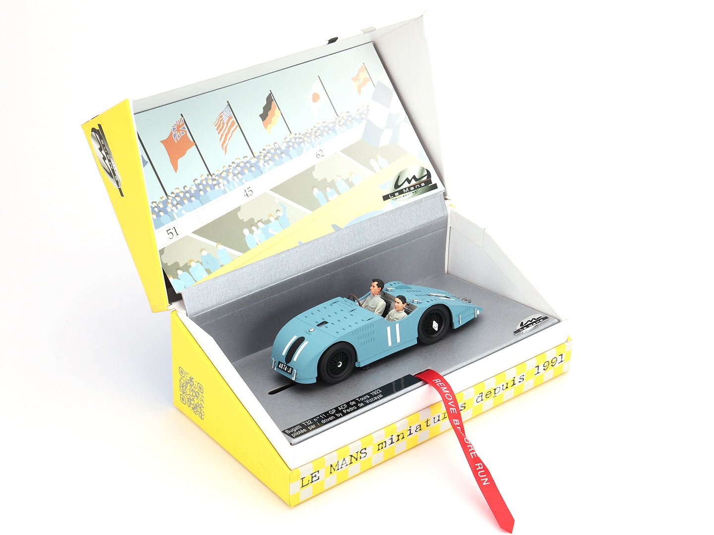 Le Mans Miniatures | Bugatti Type 32 | #11 Pierre de Vizcaya - French Grand Prix 1923 | 132109/11M