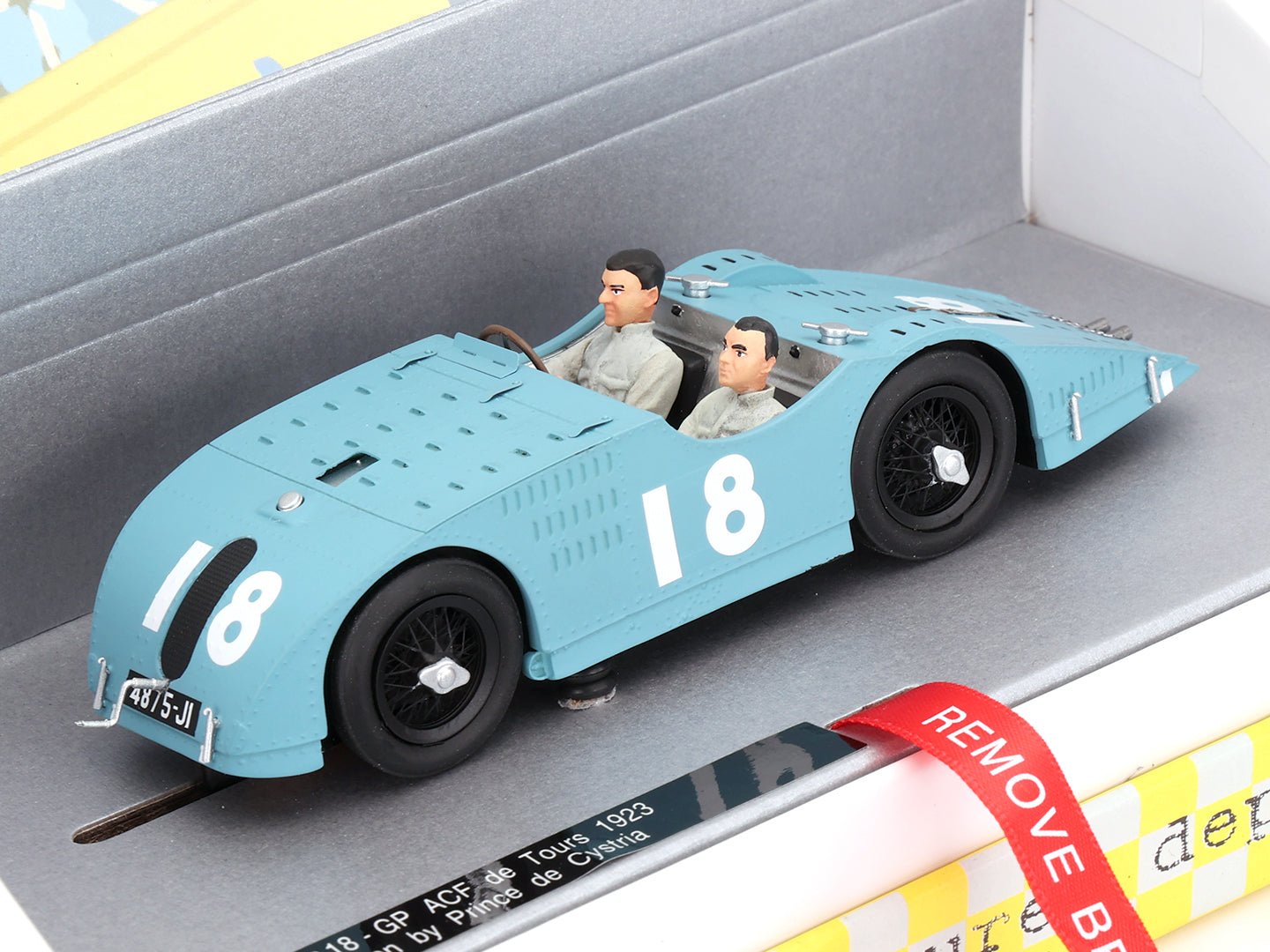 Le Mans Miniatures | Bugatti Type 32 | #18 Prince de Cystria - French Grand Prix 1923 | 132109/18M