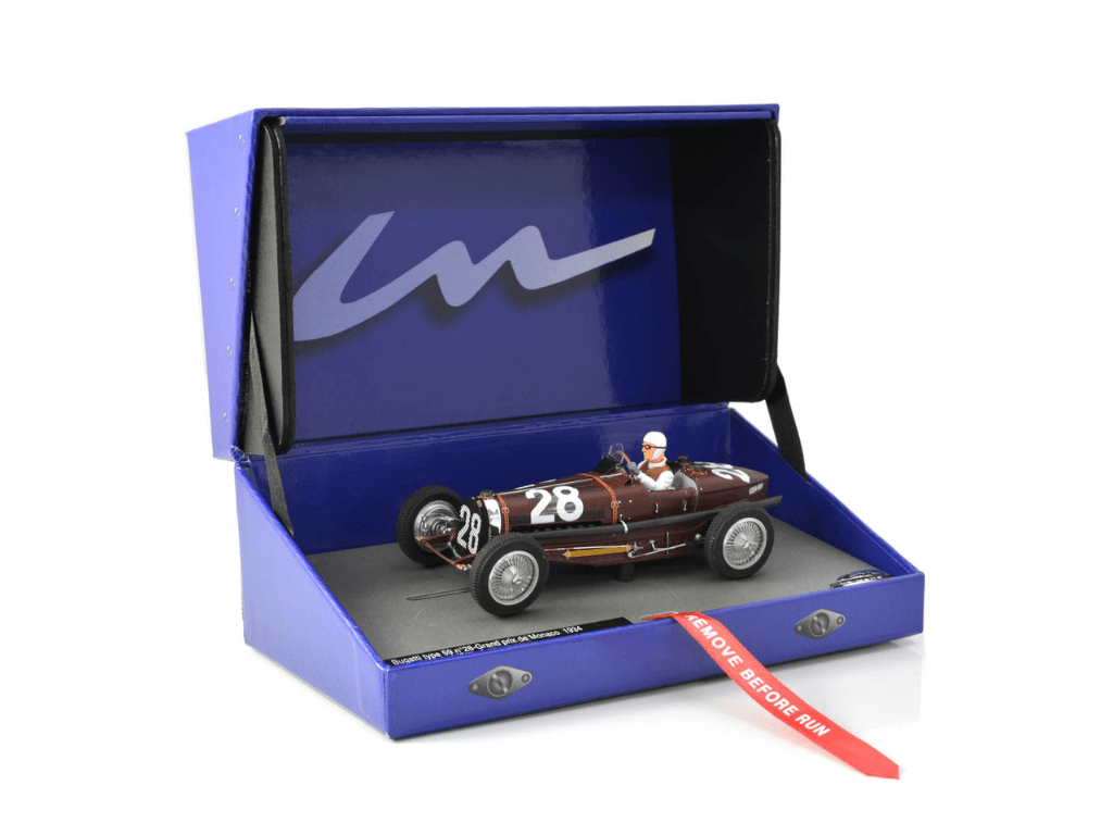 Le Mans Miniatures | Bugatti Type 59 | #28 Tazio Nuvolari - Monaco Grand Prix 1934 | 132087/28M