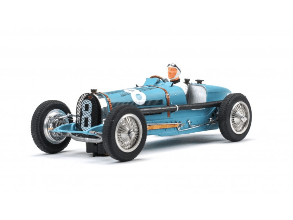 Le Mans Miniatures | Bugatti Type 59 | #8 René Dreyfus - Monaco Grand Prix 1934 | 132087/8M