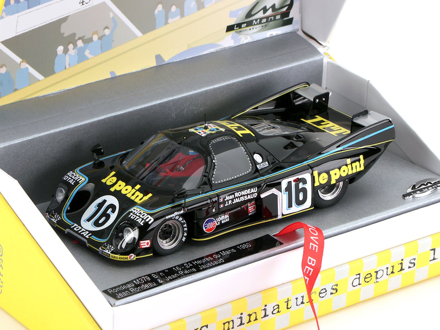 Le Mans Miniatures | Rondeau M379B | #16 Le Point - Le Mans 1980 | 132028EVO/16M