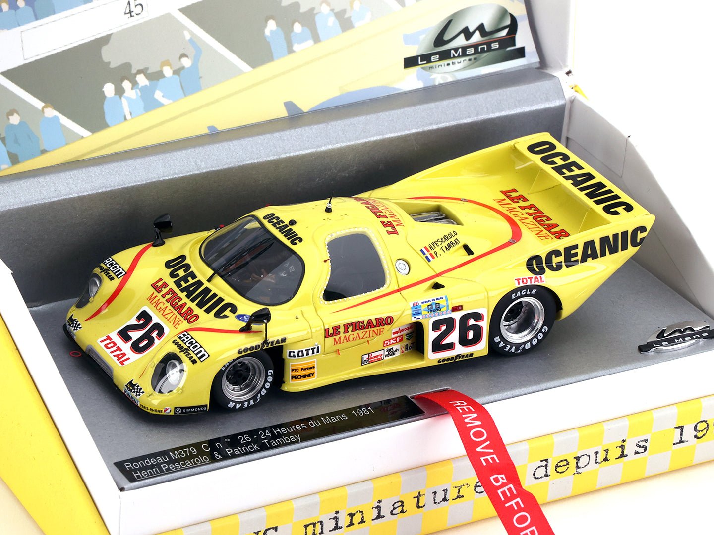 Le Mans Miniatures | Rondeau M379C | #26 Oceanic - Le Mans 1981 | 132103/26M