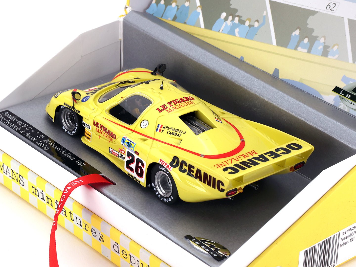 Le Mans Miniatures | Rondeau M379C | #26 Oceanic - Le Mans 1981 | 132103/26M
