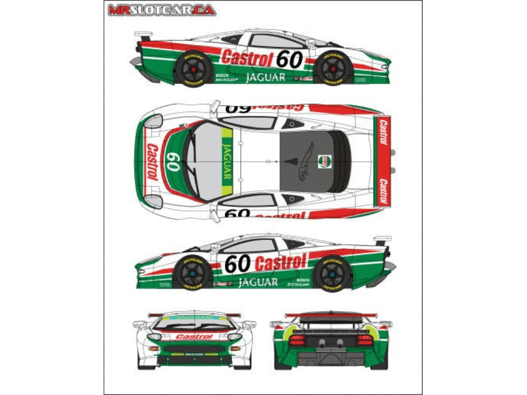 MR Slotcar | Jaguar XJ220 - C | #60 Castrol - Tribute Livery | MR1086