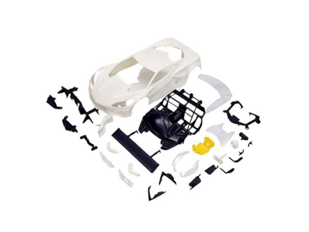 NSR | Body Shell Kit | Chevrolet Corvette C8.R | White | 1555 | 1/32 Slot Car Parts