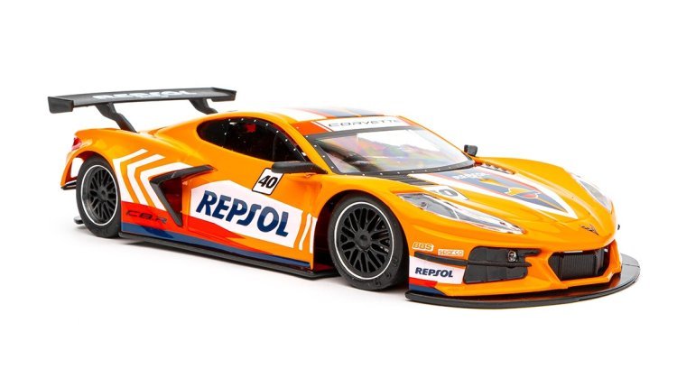 NSR | Chevrolet Corvette C8.R | 40 Repsol - Tribute Livery | Reparto Corse - Plastic Tracks | 0440RCP