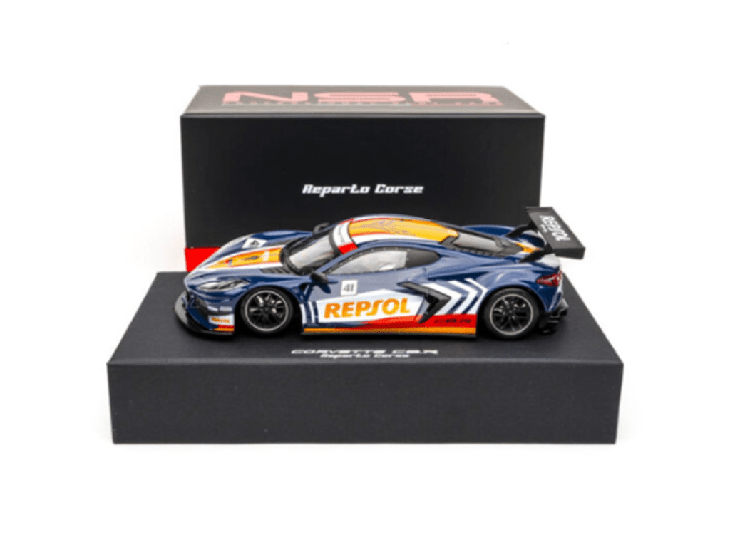 NSR | Chevrolet Corvette C8.R | 41 Repsol - Tribute Livery | Reparto Corse - Wood Tracks | 0441RCW